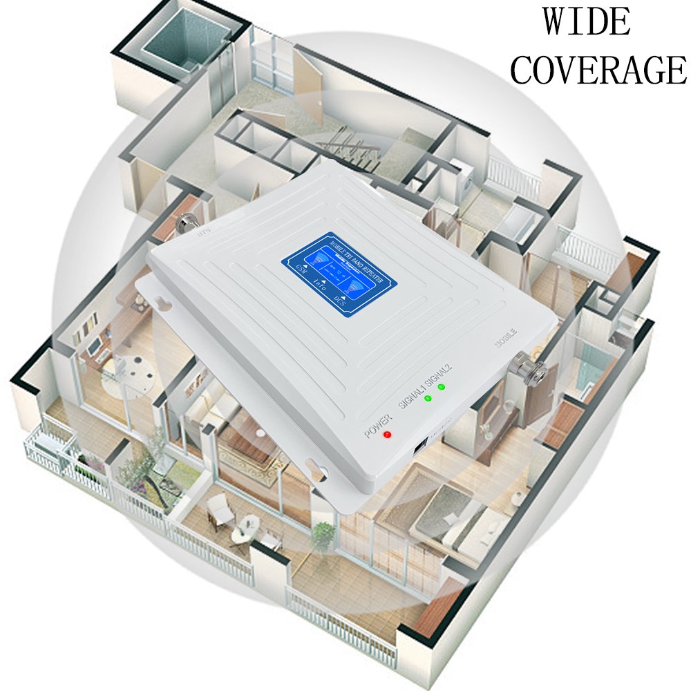 Hot Sales Network Repeater GSM DCS 4g signal amplifier 4G 3G 2G Cellular Signal Booster Mobile Signal Repeater With antenna